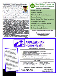Union County Georgia magazine